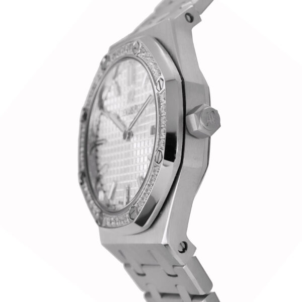 Audemars Piguet Royal Oak Lady Replica 34mm Steel Silver Dial Diamonds 67652BC.ZZ.1262BC.01