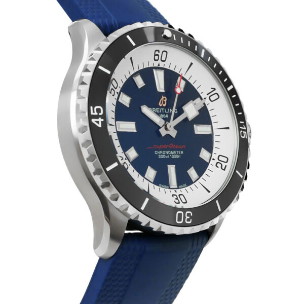 Breitling Superocean Steel Replica Black Blue 44mm Steel Chronograph Black-Blue Dial