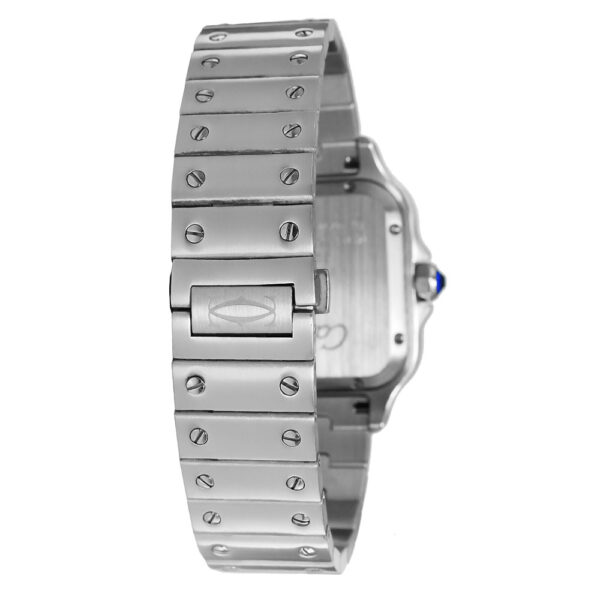 Cartier Santos de Cartier Replica Steel Blue Dial