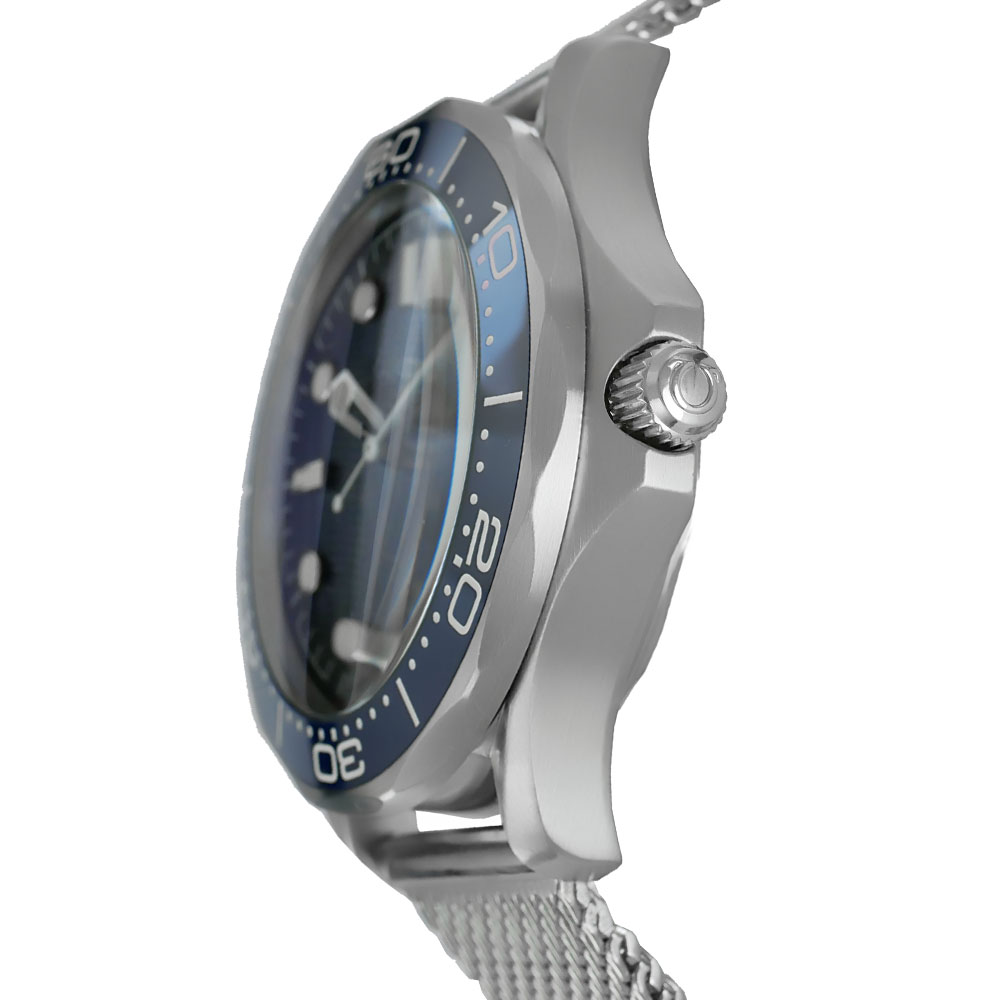 Omega Seamaster Diver James Bond 60th Replica 42mm Steel Blue Dial