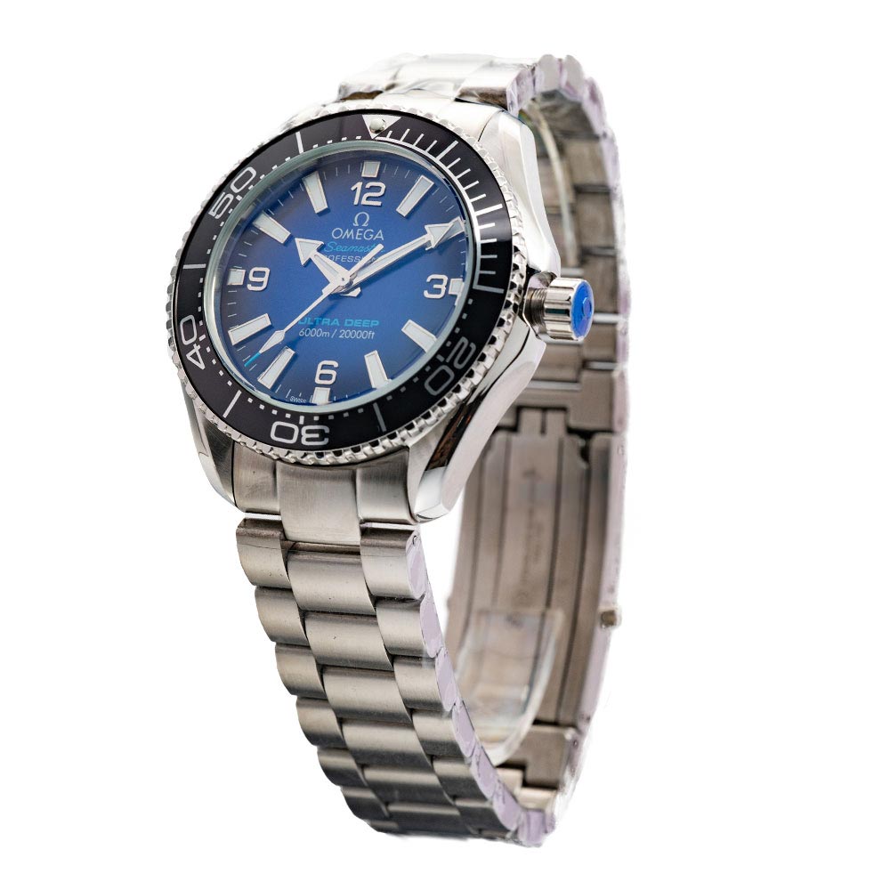 Omega Seamaster Planet Ocean Ulytra Deep Replica 45,5mm Steel Black-Blue Dial