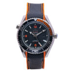 Omega Seamaster Planet Ocean Replica 43,5mm Steel Black Dial Rubber Strap