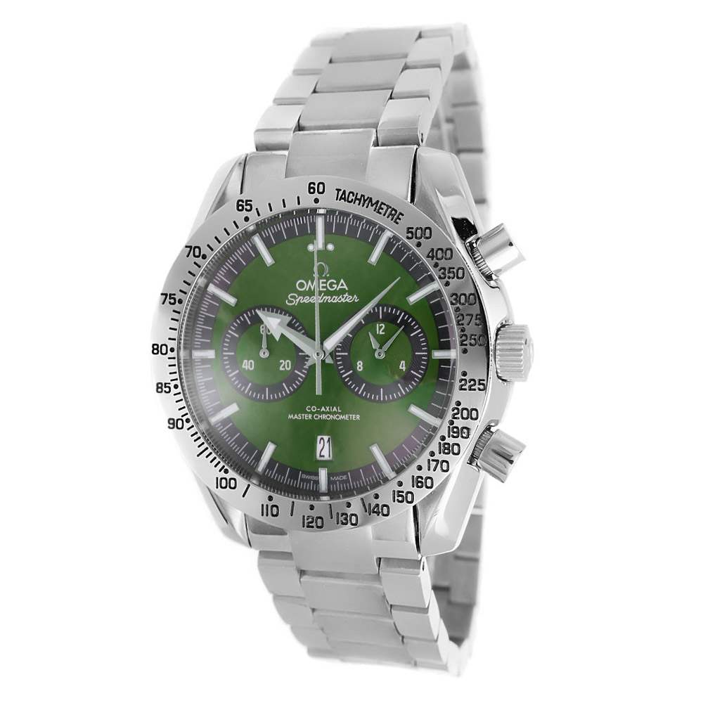 Omega Speedmaster '57 Chrono Replica 40,5mm Steel Chronograph Green Dial