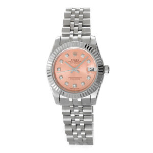 Rolex Datejust 31 Stainless Steel Replica Jubilee Pink Diamonds-1