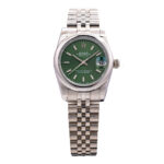 Rolex Datejust 31 Stainless Steel Replica 31mm Steel Mint Green Dial Domed Bezel Jubilee Bracelet