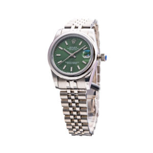 Rolex Datejust 31 Stainless Steel Replica 31mm Steel Mint Green Dial Domed Bezel Jubilee Bracelet