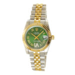 Rolex Datejust 31 Two-Tone Replica 31mm Steel Yellow Gold Two-Tone Jubilee Green Dial