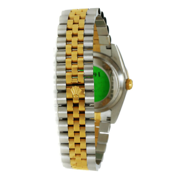 Rolex Datejust 36 Two-Tone Replica 36mm Steel Two-Tone Yellow Gold Bezel Golden Palm Motif Dial