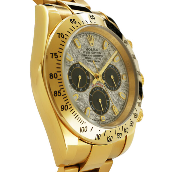 Rolex Daytona Meteorite Replica 40mm Yellow Gold Meteorite Dial