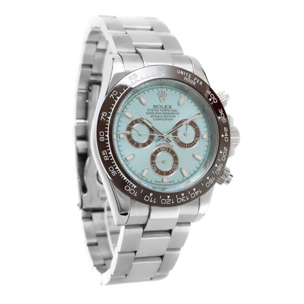 Rolex Daytona Platinium White Gold Replica 40mm White Gold Platinum Ice Blue Dial