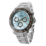 Rolex Daytona Platinium White Gold Replica 40mm White Gold Platinum Ice Blue Dial