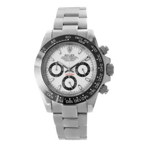 Rolex Daytona Stainless Steel Replica White Panda-1