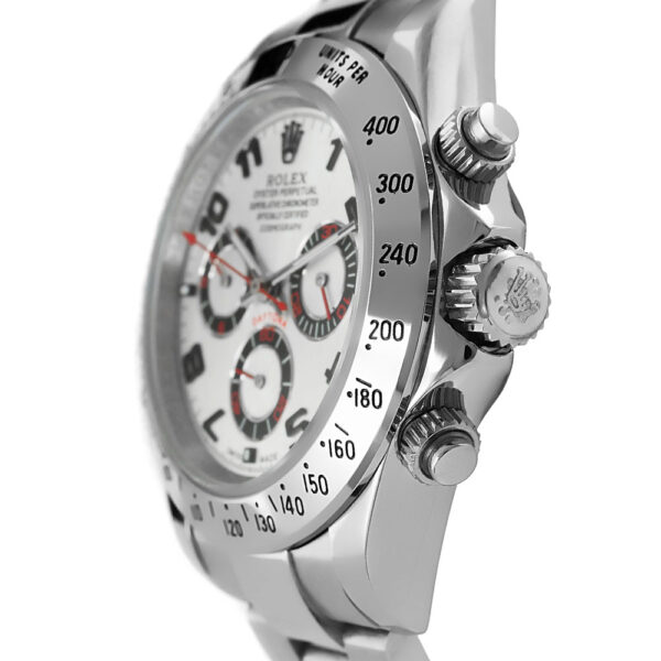 Rolex Daytona White Gold Replica 40mm White Gold Silver Racing Dial