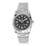 Rolex Explorer Stainless Steel Replica 36mm Steel Black Dial