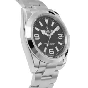 Rolex Explorer Stainless Steel Replica 36mm Steel Black Dial