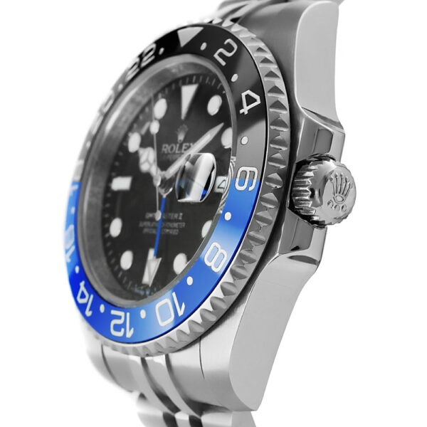 Rolex GMT-Master II Batgirl Replica 40mm Steel Jubilee Black-Blue Ceramic Bezel Black Dial