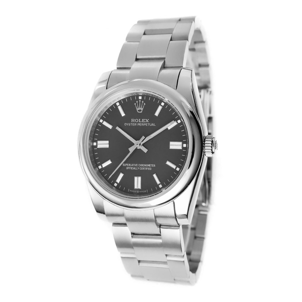 Rolex Oyster Perpetual 36 Replica 36mm Steel Black Dial