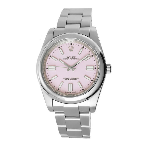 Rolex Oyster Perpetual 41 Replica 41mm Steel Pink Dial