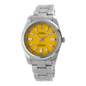 Rolex Oyster Perpetual 41 Replica 41mm Steel Yellow Dial