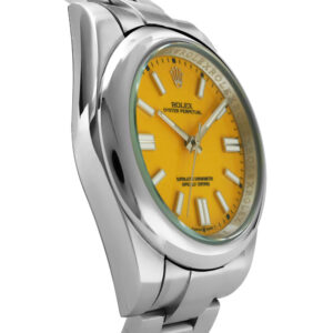 Rolex Oyster Perpetual 41 Replica 41mm Steel Yellow Dial