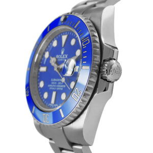 Rolex Submariner 41 Date White Gold Replica 41mm White Gold Blue Ceramic Bezel Blue Dial