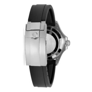 Rolex Yacht-Master 42 White Gold Replica 42mm White Gold Ceramic Bezel Rubber Strap Black Dial