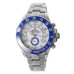 Rolex Yacht-Master II 44 Replica 44mm Steel Blue Ceramic Bezel White Dial