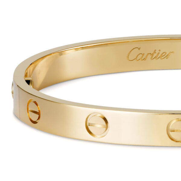 Replica Cartier Love Armband Gelbgold (Detailansicht)